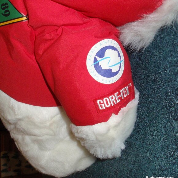 1989 Hudson Christmas Santa Bear Explorer With Bag & Gore-tex Jacket - GIFT! - Picture 6 of 6